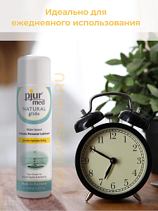 Смазка Pjur Med Natural на водной основе с глицерином растительного происхождения